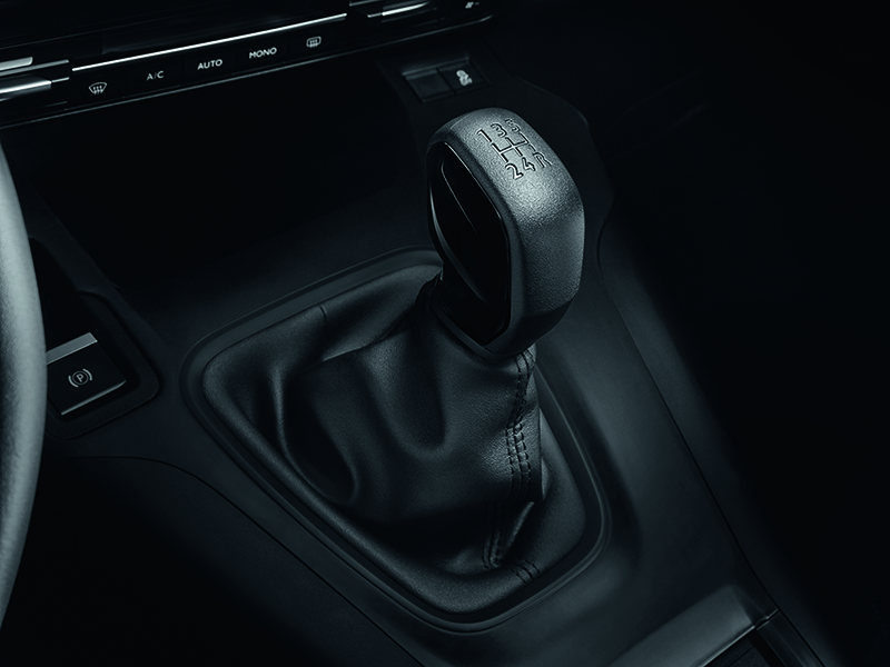 CITROEN Gearshift knob BVM5 Black leather & Black lacquer