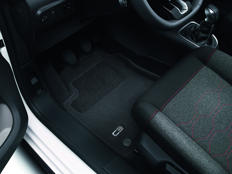CITROEN Rubber carpet mats, shaped - set of 4